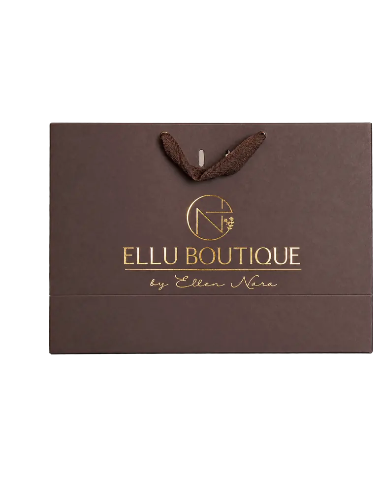 Sacola personalizada Ellu Boutique, produzida pela New Times